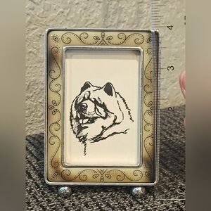 Small Brighton Picture Frame With Vintage Chow Chow Print